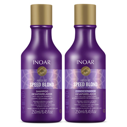 INOAR DUO Speed Blond Szampon250ml + Odżywka250ml