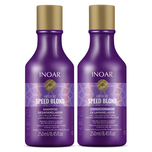 INOAR DUO Speed Blond Szampon250ml + Odżywka250ml