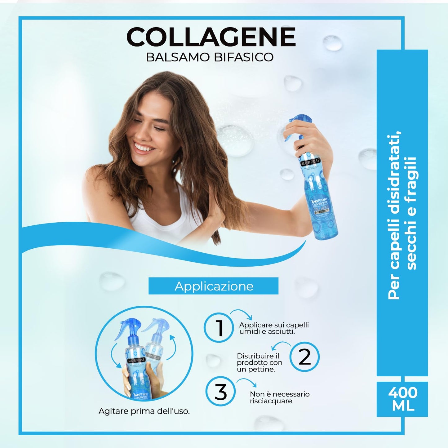Morfose 2 Phase Collagen Blue Odżywka 400ml