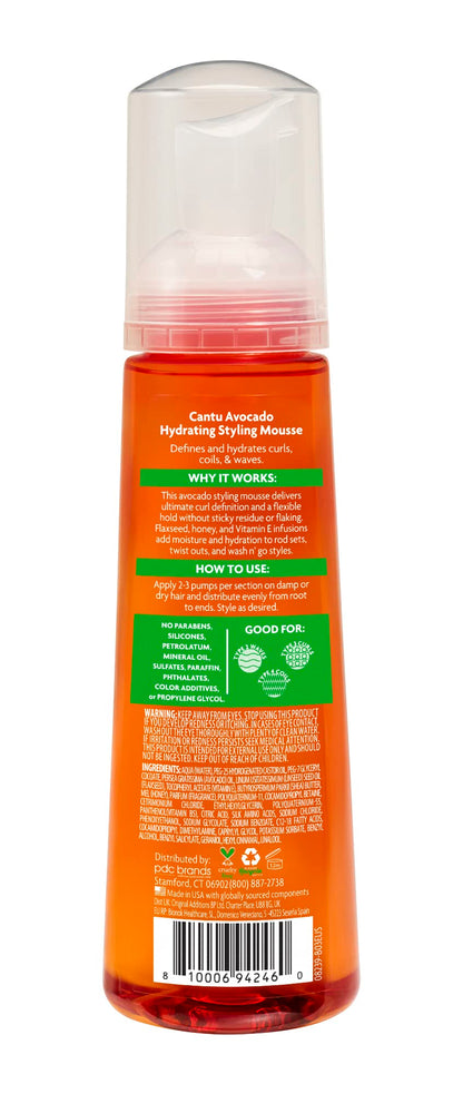 Cantu Avocado Hydrating Mousse 248ml