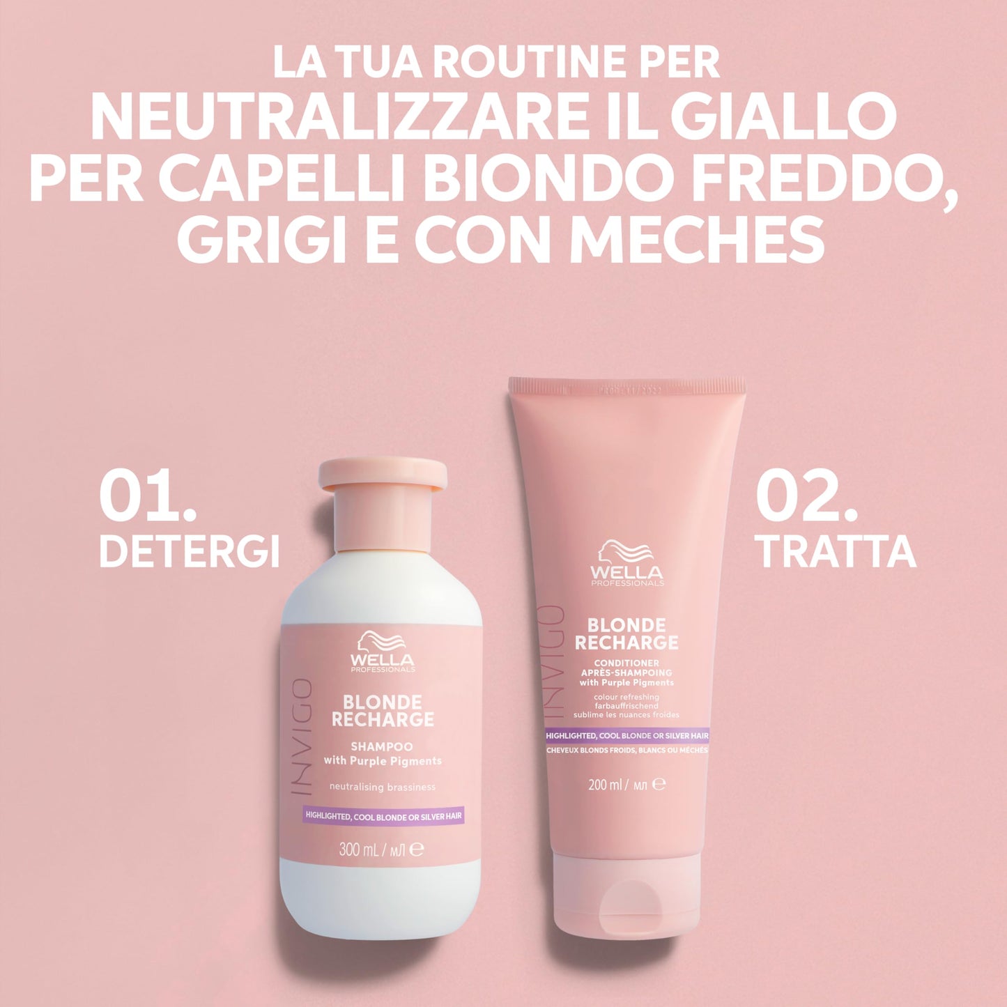 Wella INVIGO BLONDE Szampon 1000ml NEW