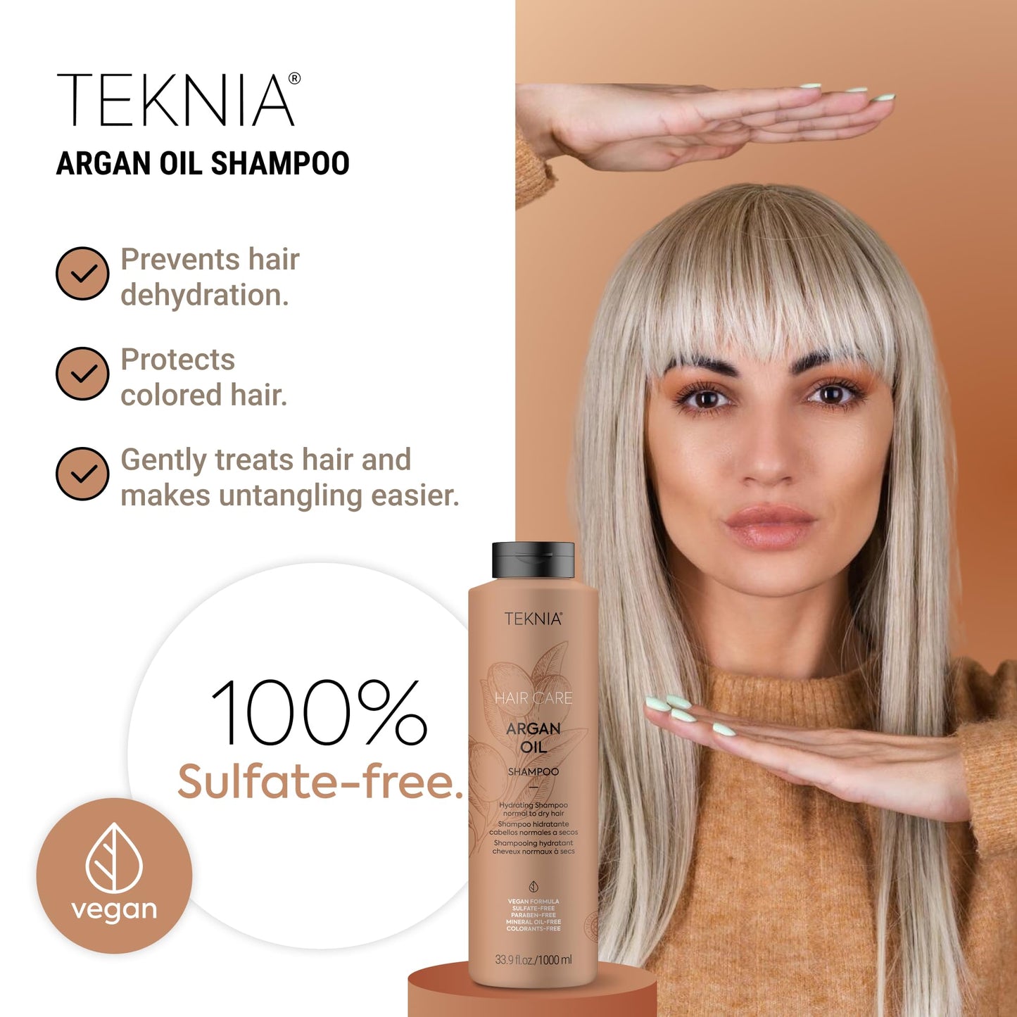 Lakme Teknia Argan Oil Shampoo 1000ml