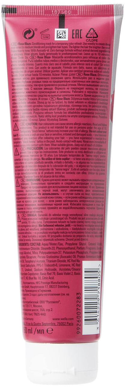 Wella Color Fresh Rose Blaze Maska 150ml