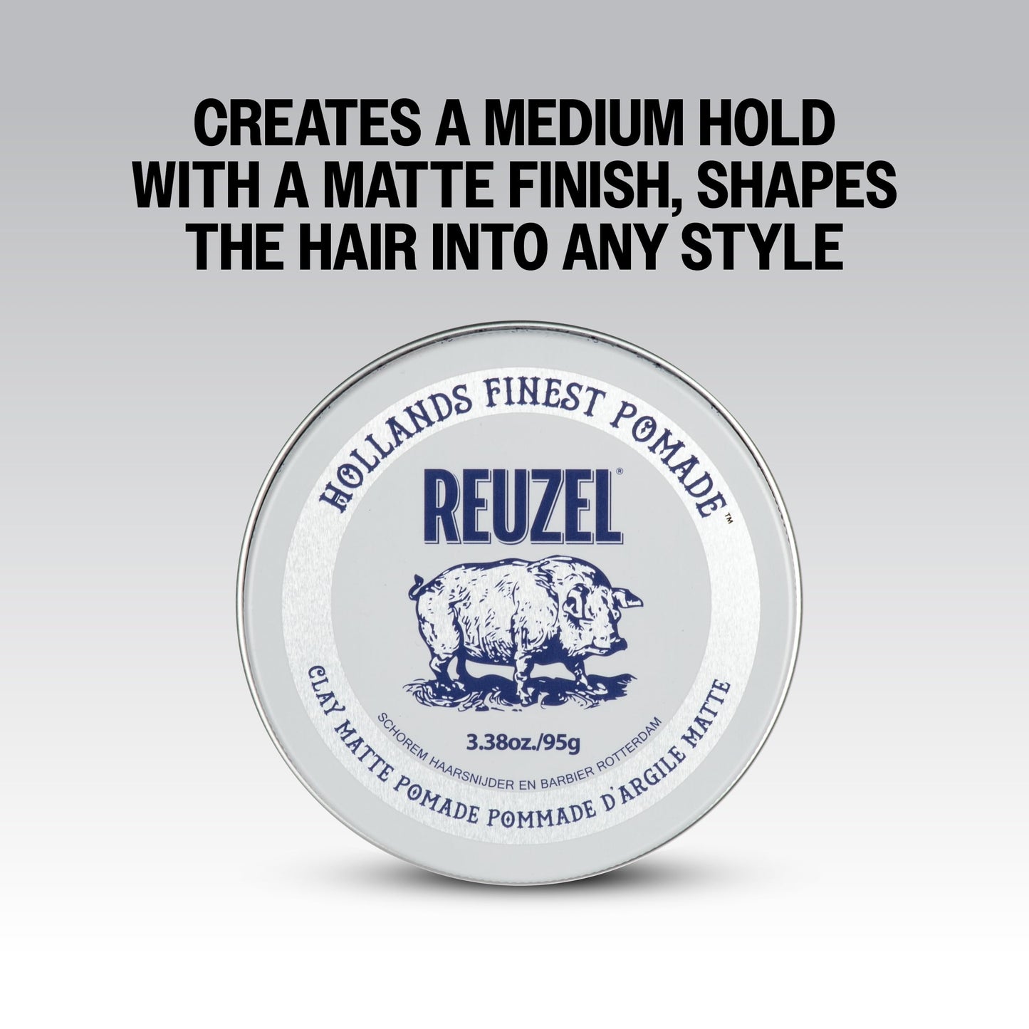 Reuzel Clay Matte Pomade 95g.