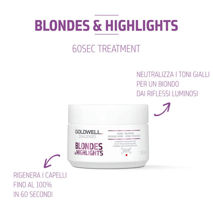 Goldwell DLS Blondes & High 60 Second 200ml NEW