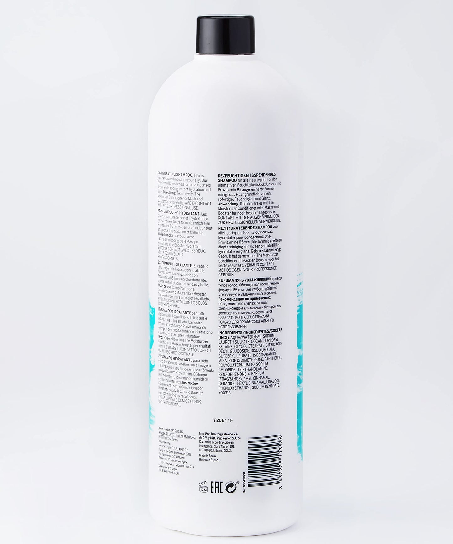 Revlon ProYou Moisturizer Hydrating Shampoo 1000ml