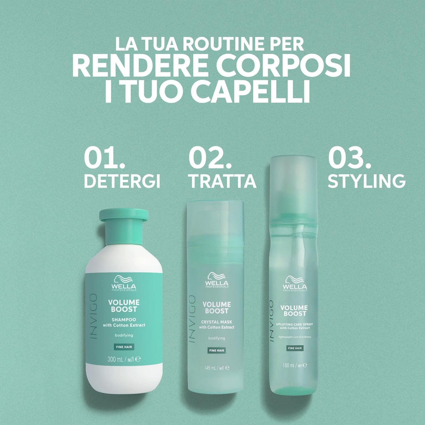 Wella INVIGO Volume Boost Shampoo 500ml NEW