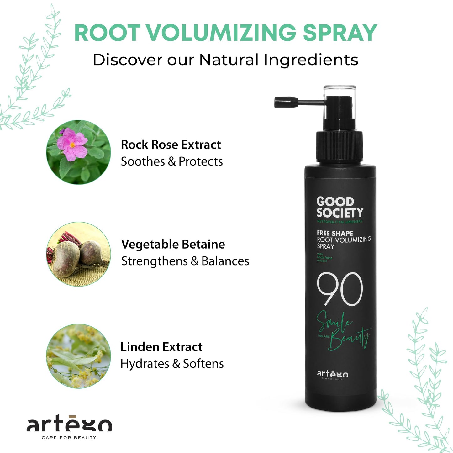 ARTEGO Good Society Free Shape 90 Vol Spray 150ml