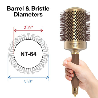 Olivia Garden 28 NanoThermic Round Thermal NT-64