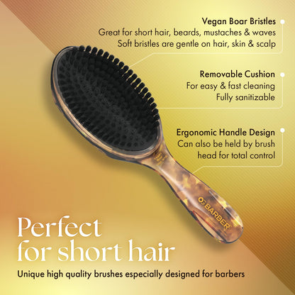 Olivia Garden 144 Barber Vegan Boar Wave