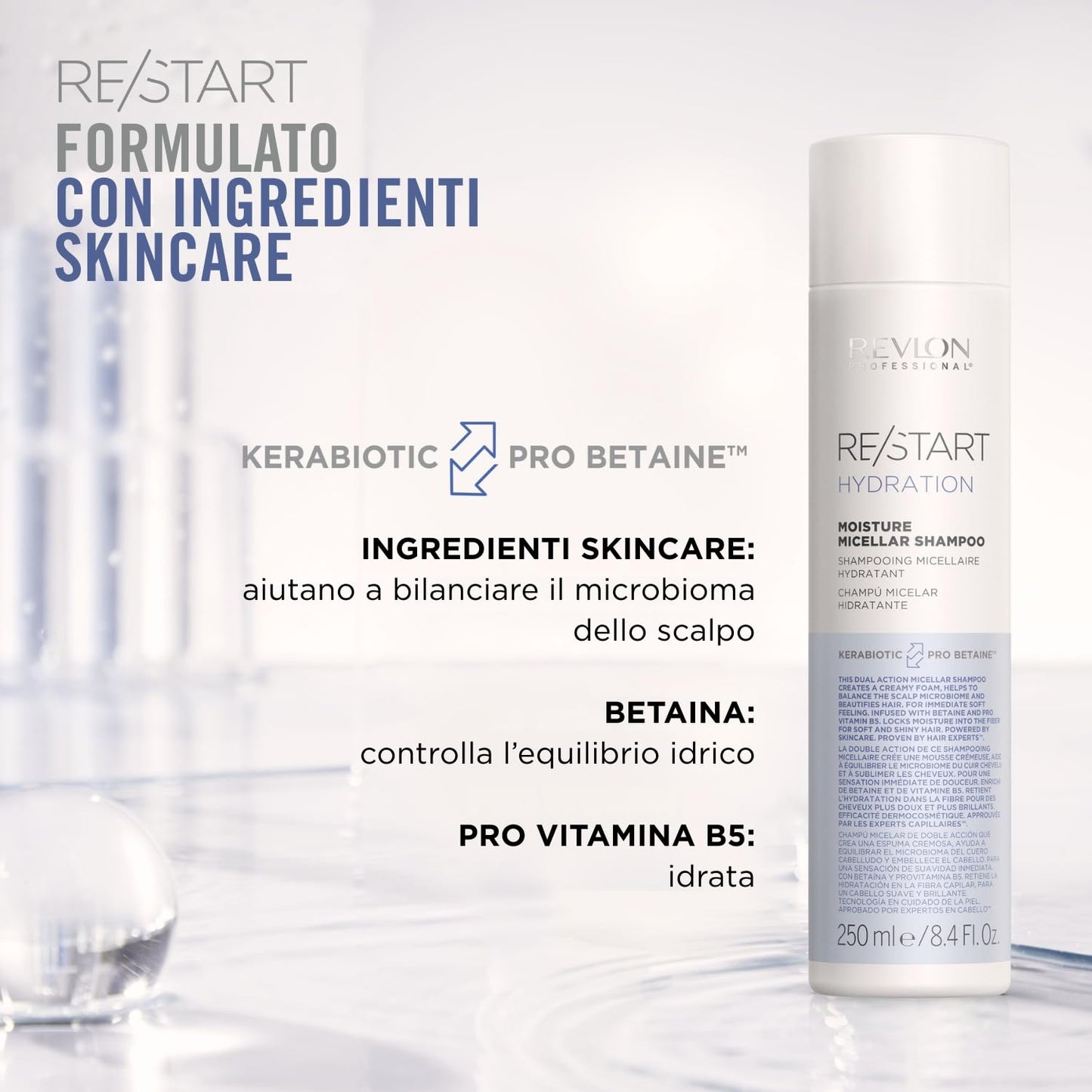 Revlon Restart Hydration Szampon 250ml