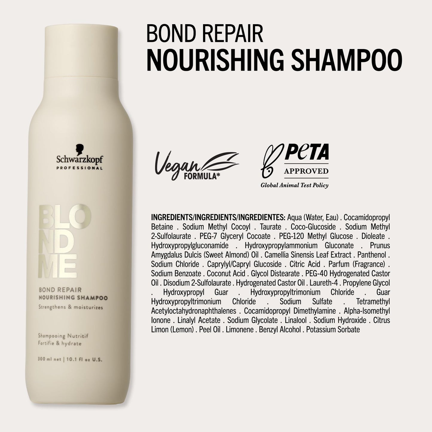 Schwarzkopf Blondme Nourishing Shampoo 300ml