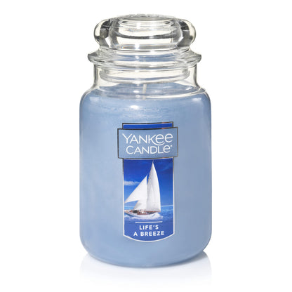 Yankee Candle Large Jar Life's A Breeze 623g