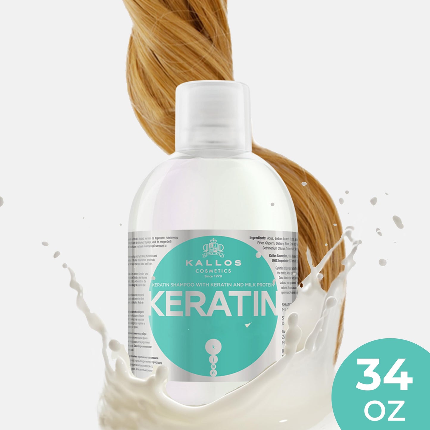 Kallos Keratin Shampoo 1000ml