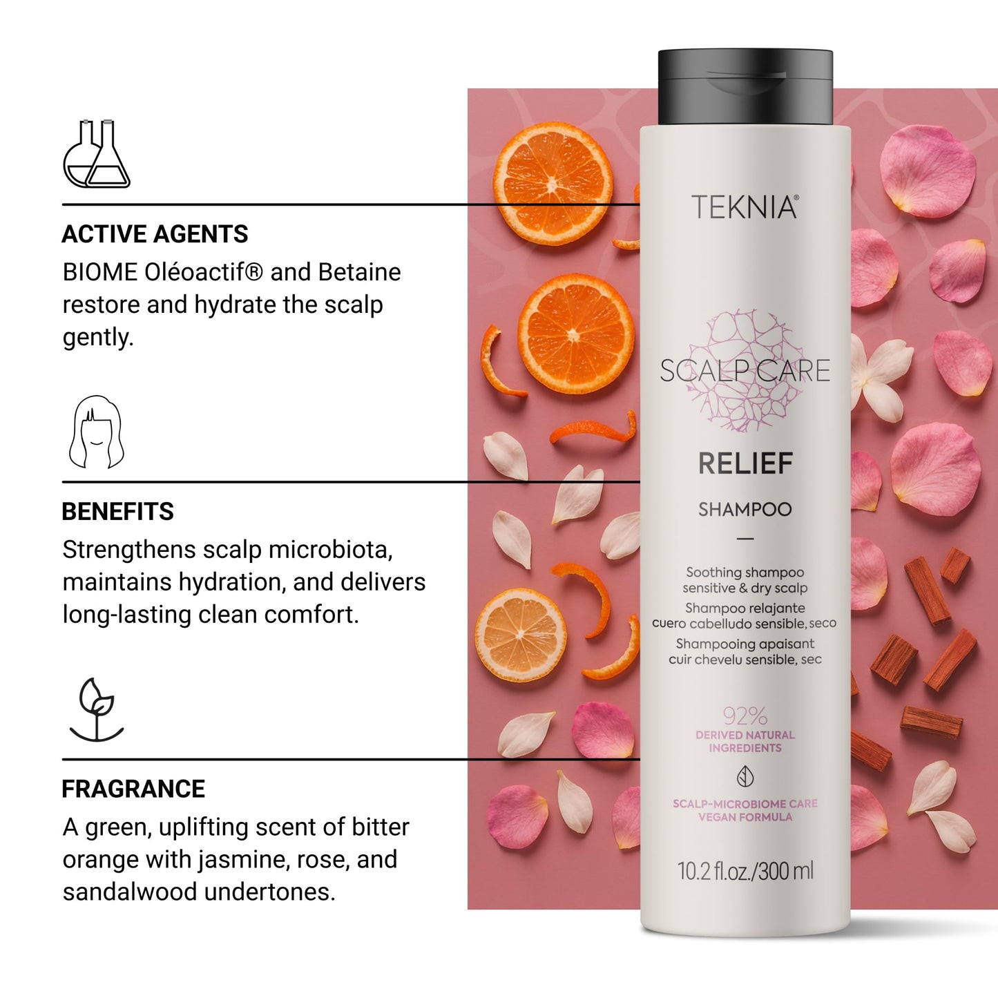 Lakme Teknia Scalp Care Relief Shampoo 300ml