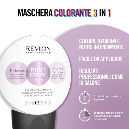 Revlon Nutri Color 1002 Pale Platinum Maska 240ml