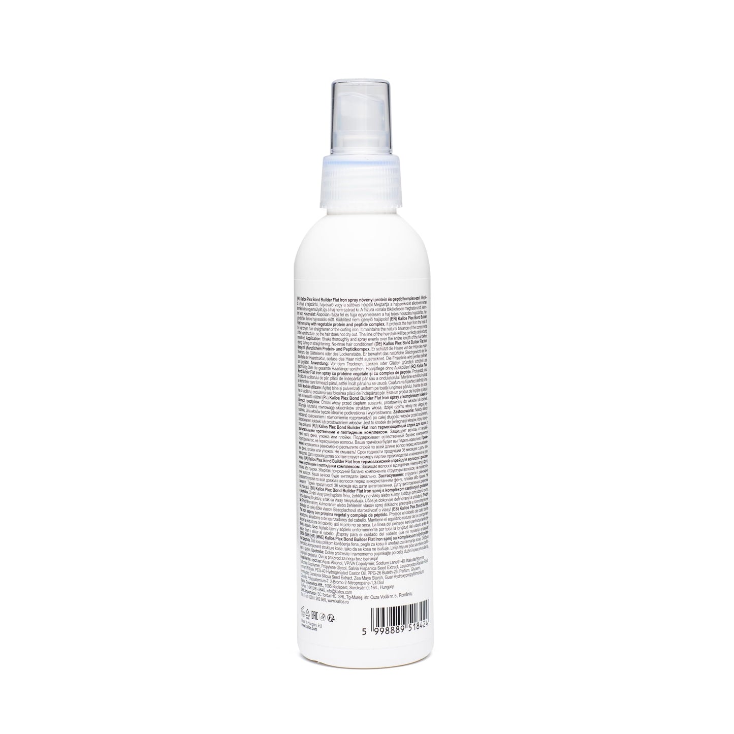 Kallos Plex Bond Builder Flat Iron Spray 200ml