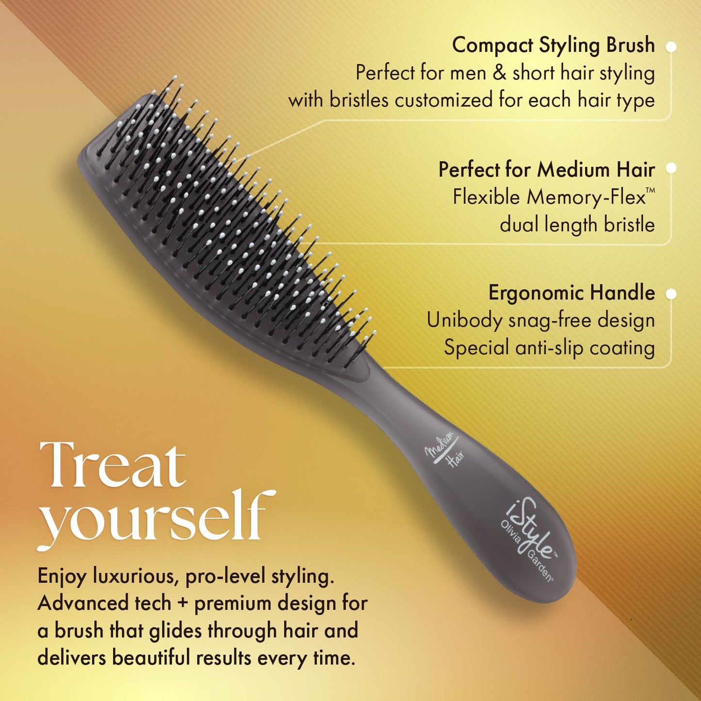 Olivia Garden 54 iStyle For MediumHair Black ISMH