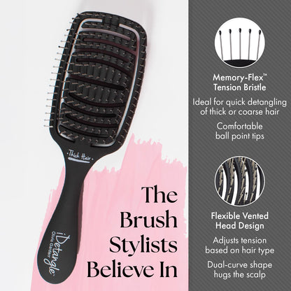 Olivia Garden 53 iDetangleForThickHair Black IDTH
