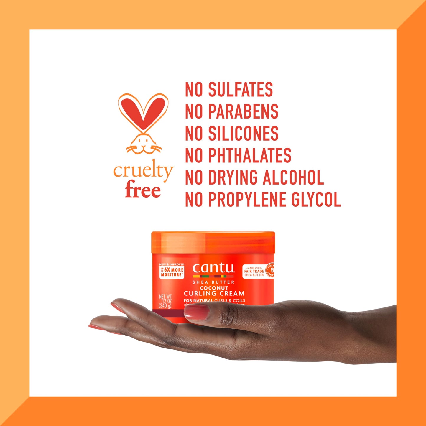 Cantu Shea Butter Coconut Curling Cream 340g