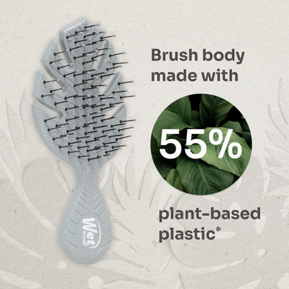 Wet Brush Mini Detangler Go Green - Grey