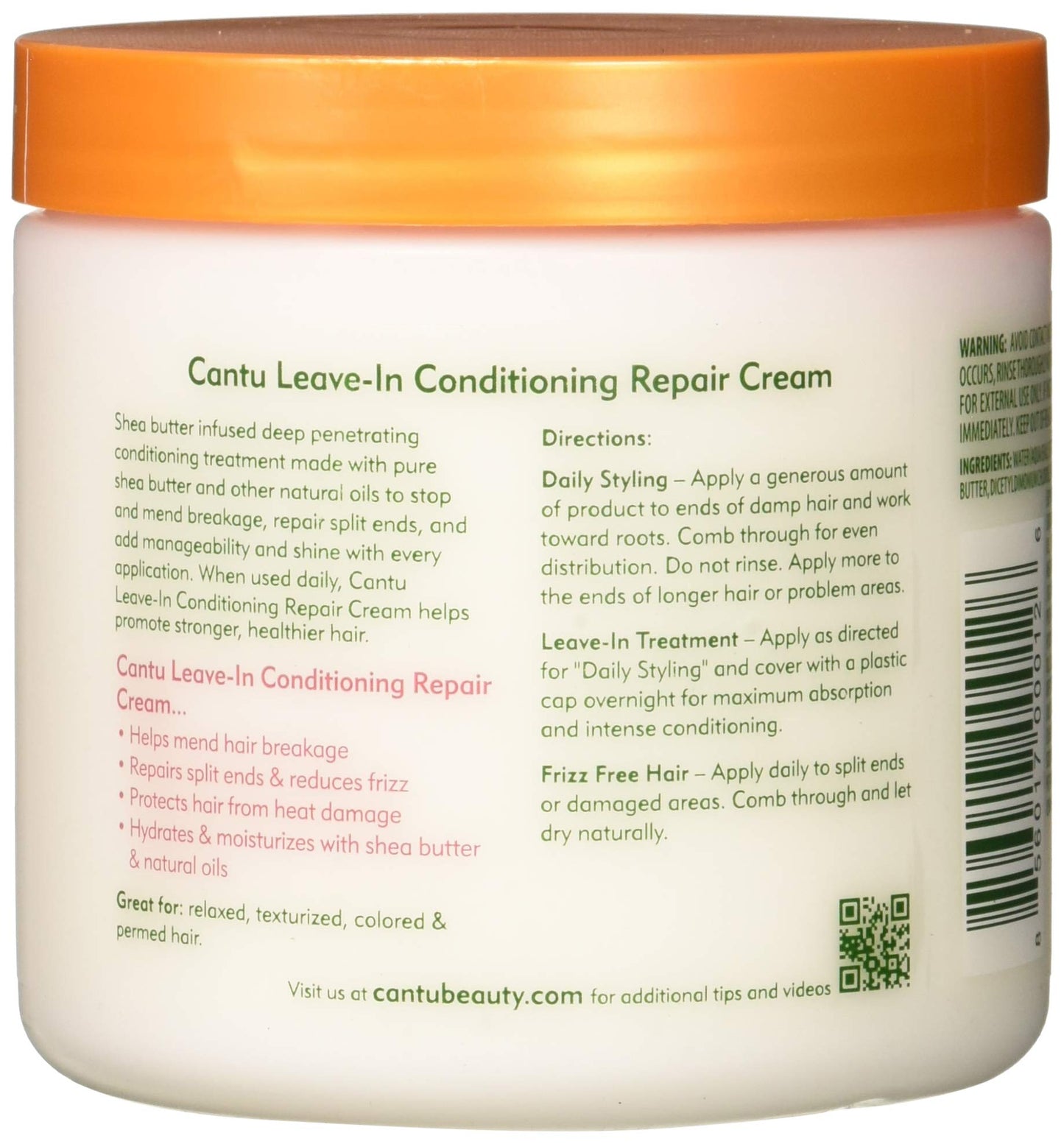 Cantu Shea Butter Leave-In Repair Conditioner 453g
