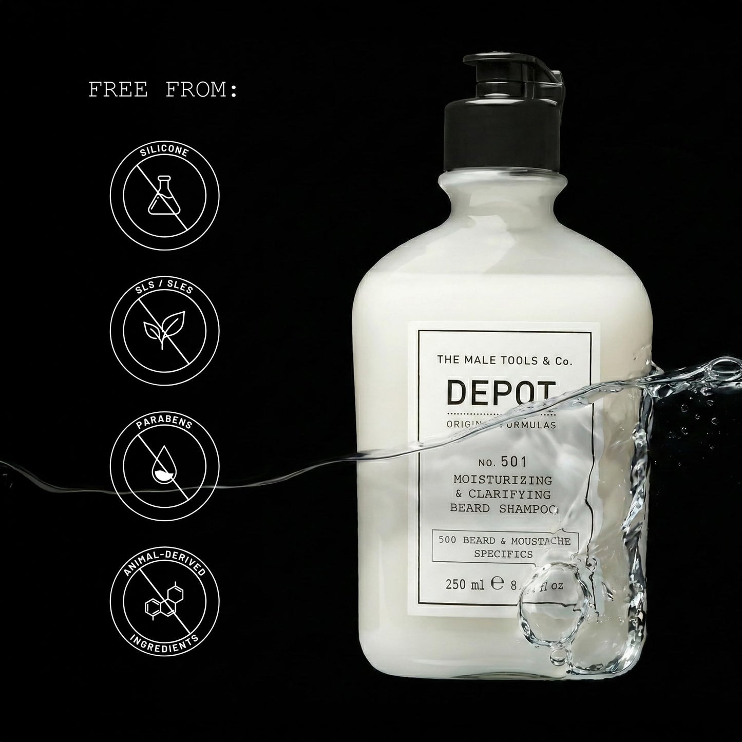 Depot NO. 501 Moisturizing Szampon do Brody 250ml