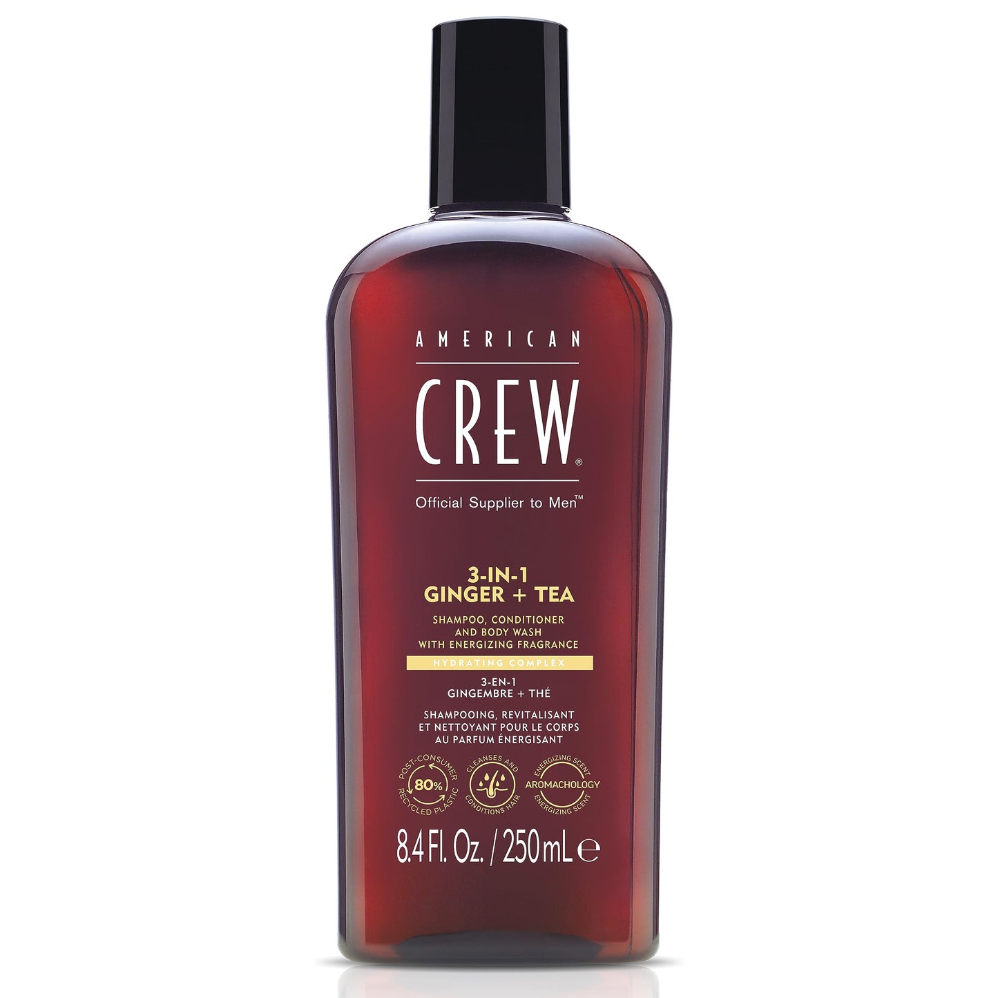 American Crew 3 in 1 Ginger + Tea Gel 250ml