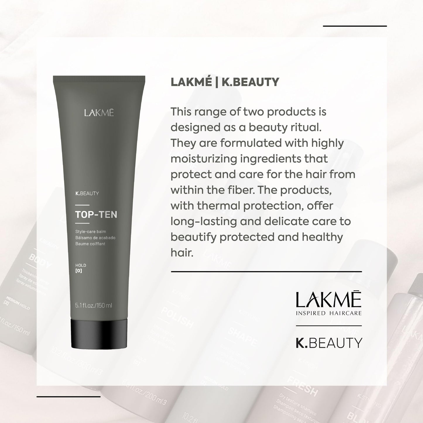 Lakme K.Beauty Top-Ten Style-Care Balm 150ml