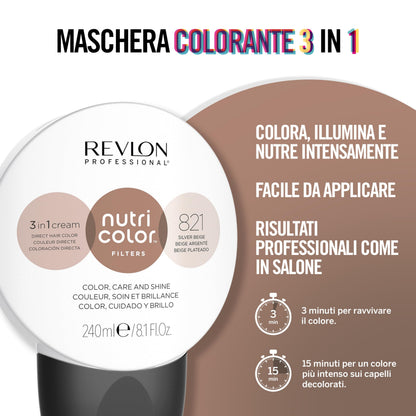 Revlon Nutri Color 821 Silver Beige Maska 240ml