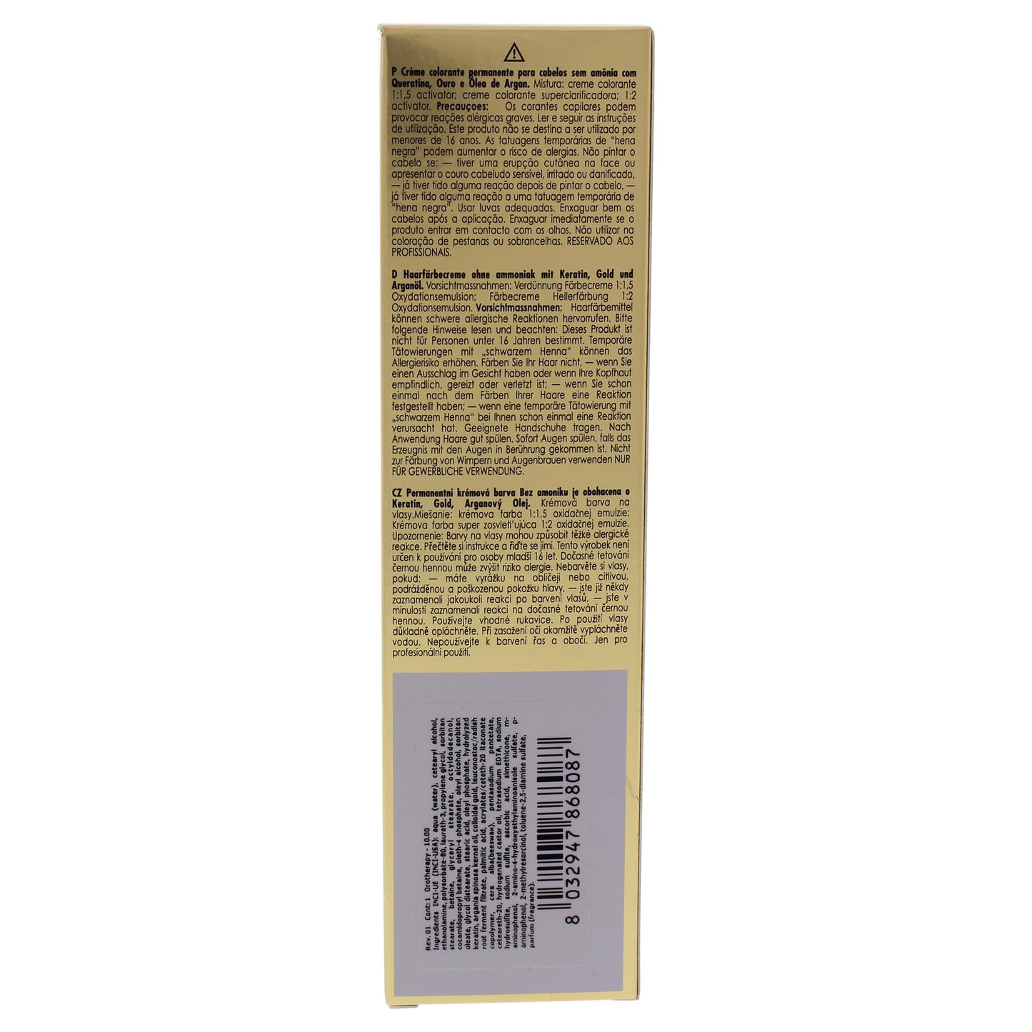 Fanola Oro Therapy Farba 10.00