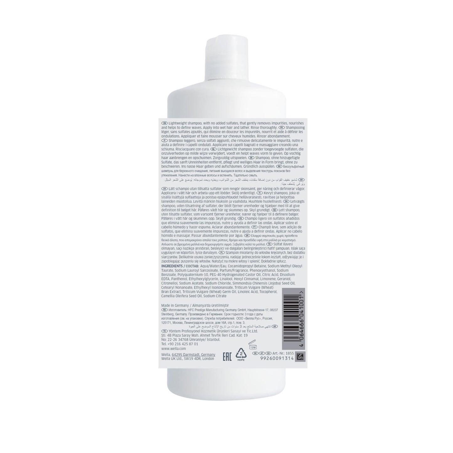 Wella Nutricurls Szampon Fale 1000 ml