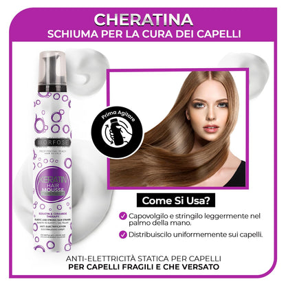 Morfose Keratin Hair Mousse Pianka 200ml