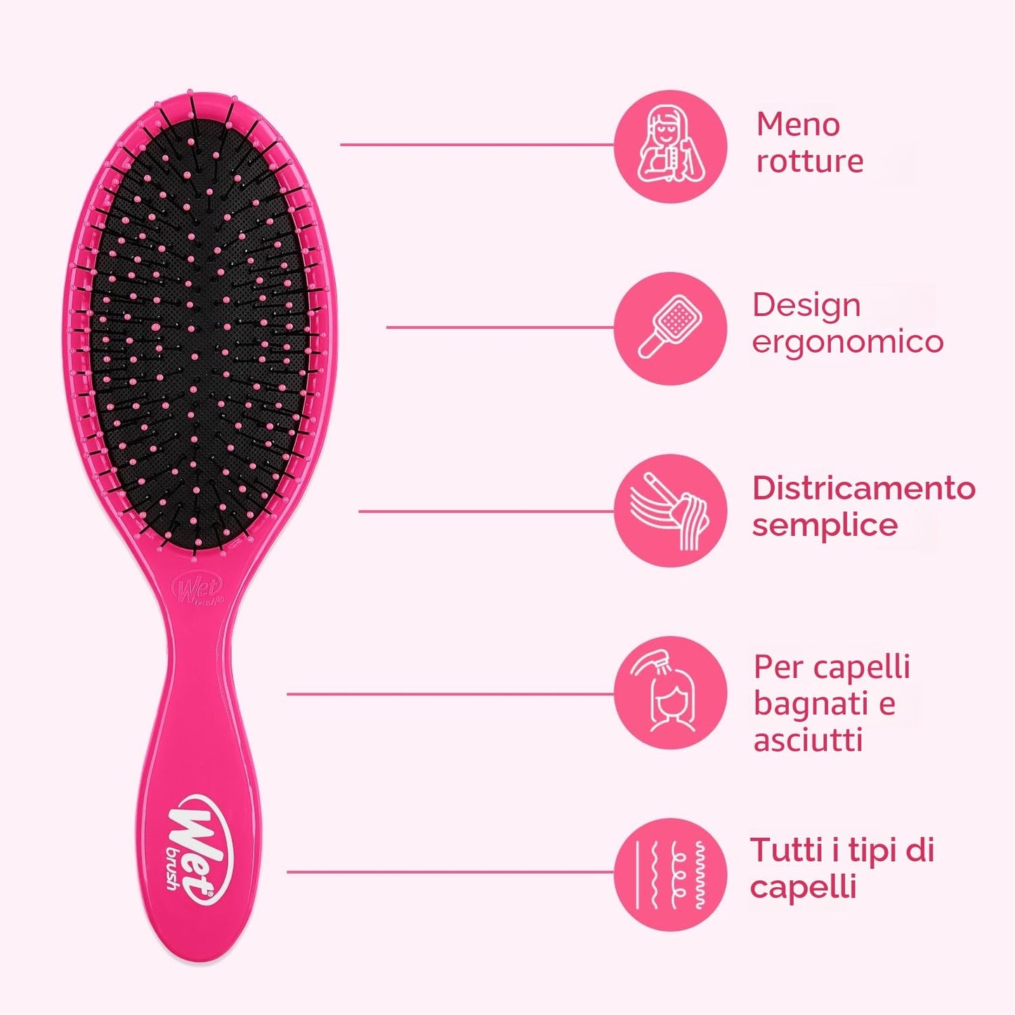 Wet Brush Original Detangler Pink