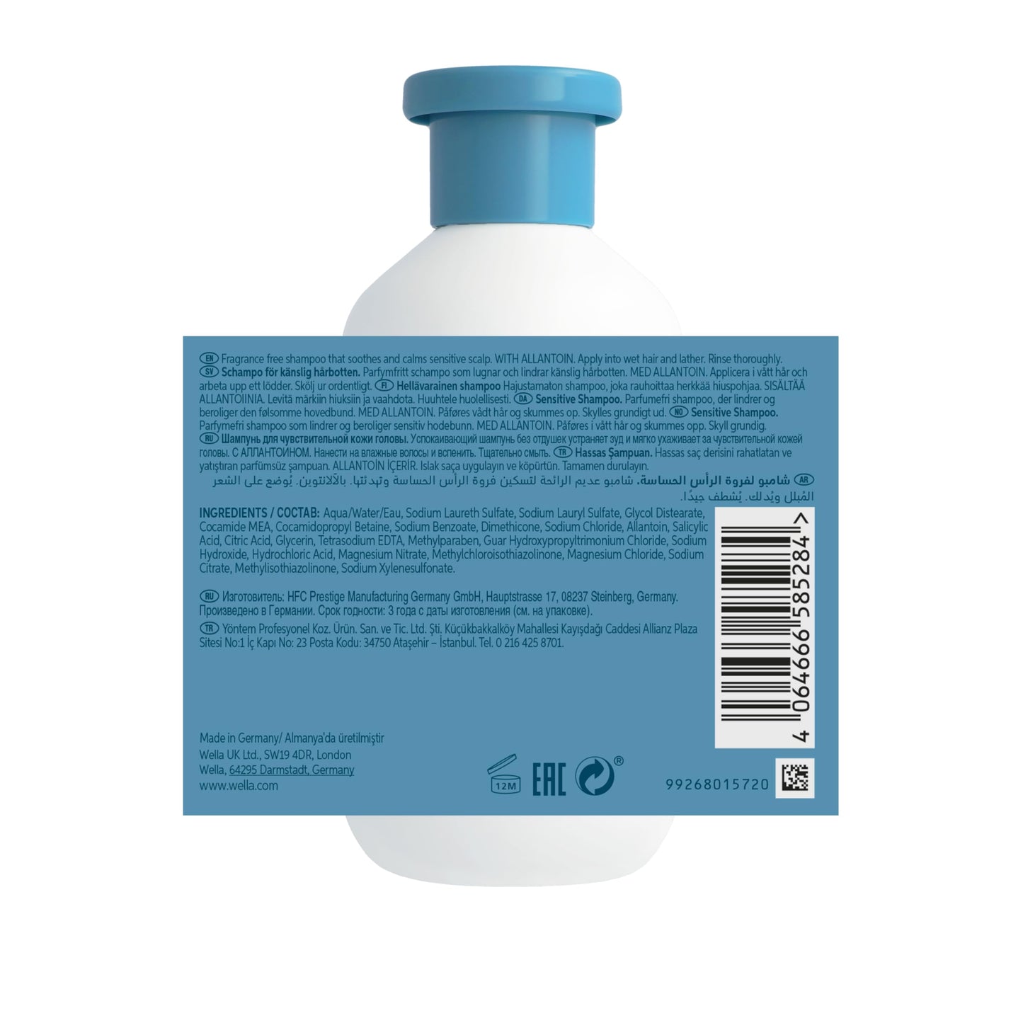 Wella INVIGO BAL. Szampon Skóra Wrażli. 300ml NEW