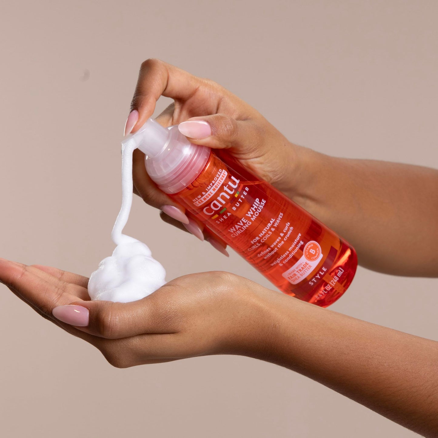 Cantu Shea Butter Wave Whip Curling Mousse 248ml