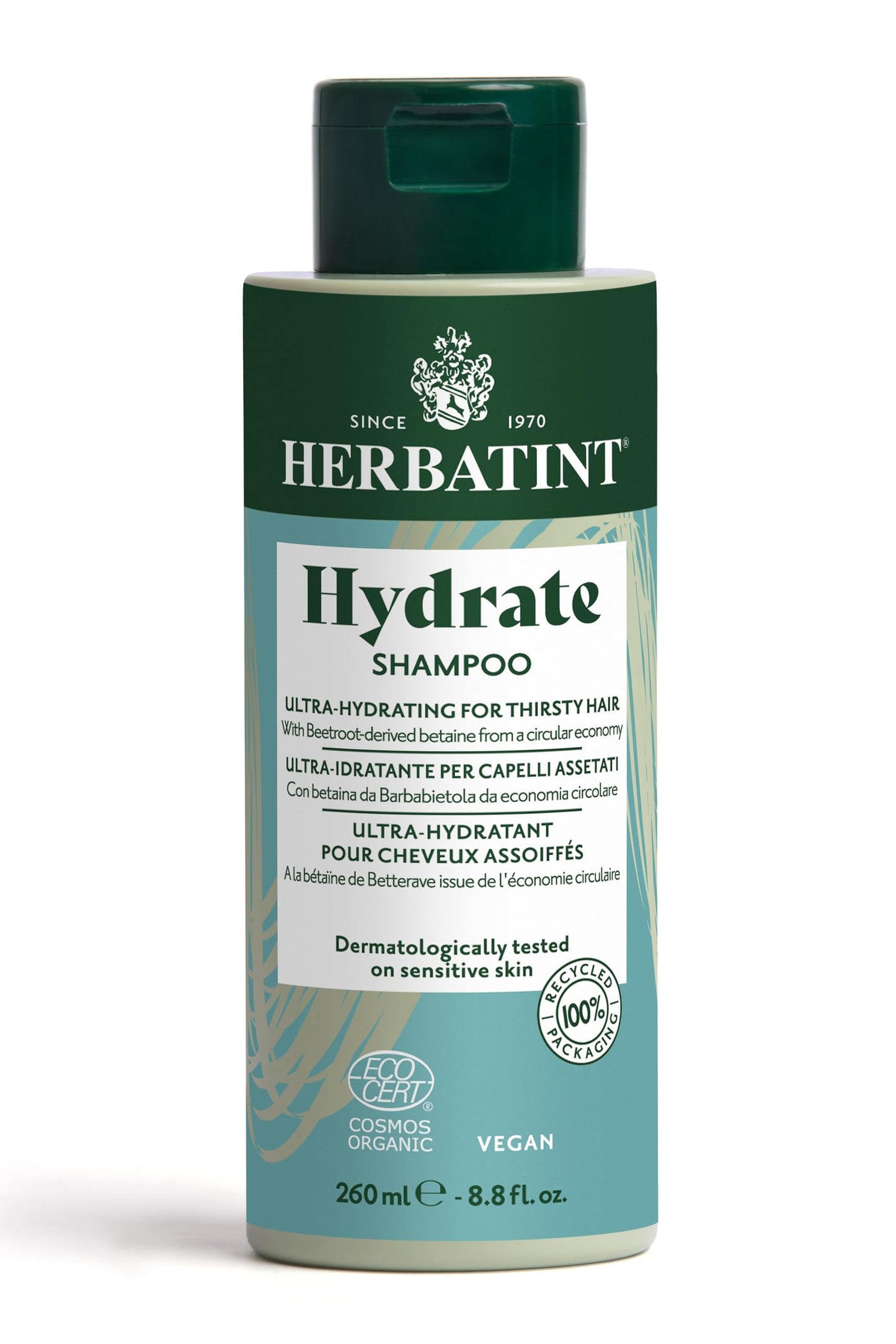Herbatint Moisturizing Hydrate Shampoo 260ml