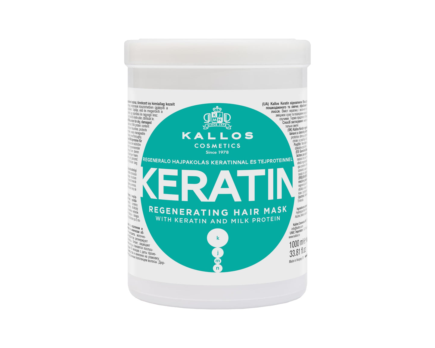 Kallos Keratin Mask 1000ml