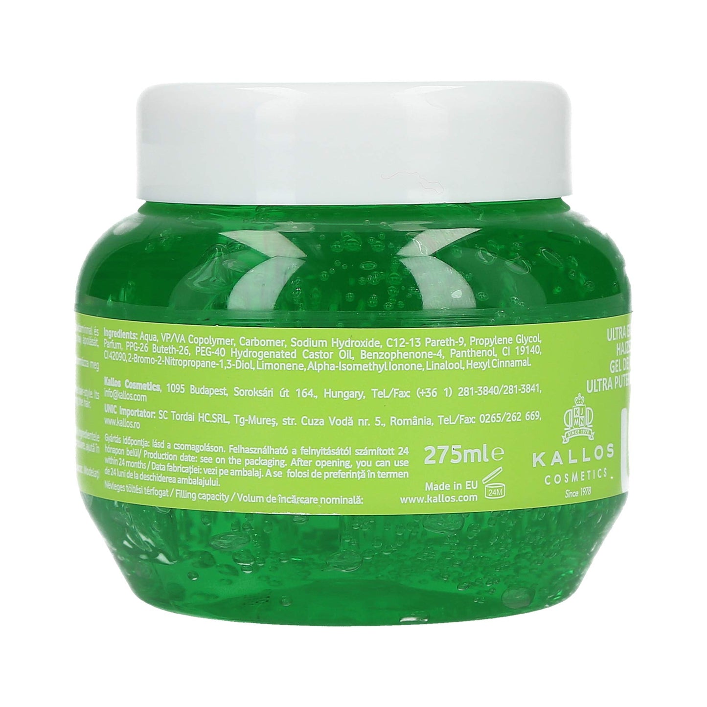 Kallos Ultra Strong Styling Gel 275ml