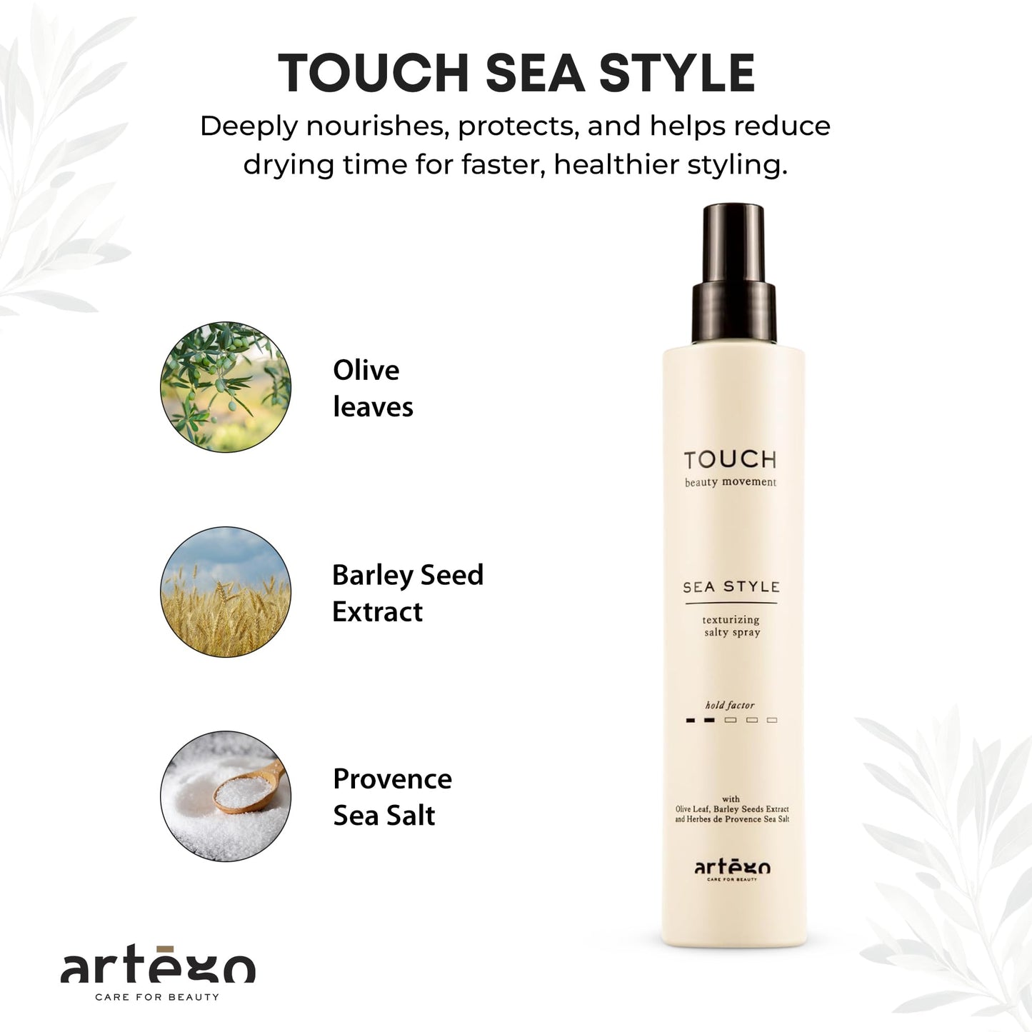 ARTEGO Touch Sea Style Spray z solą morską 250 ml