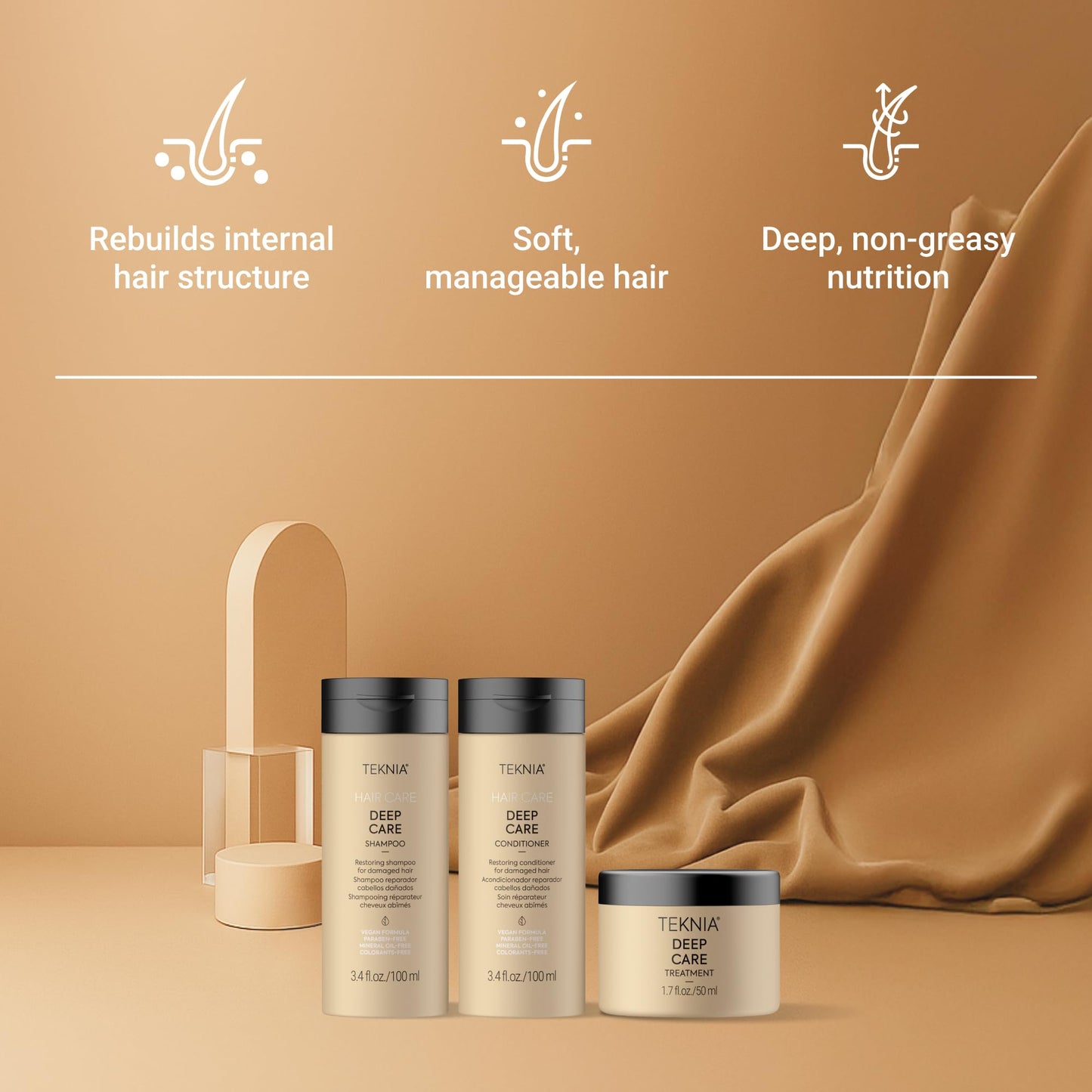 Lakme Teknia Deep Care Travel Pack 2x100+50ml
