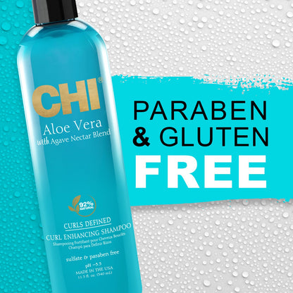 CHI Aloe Vera Curl Enhancing Shampoo 340ml