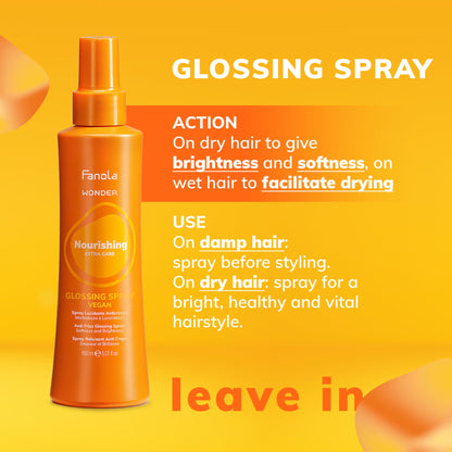 Fanola Wonder Nourishing Glossing Spray 150ml