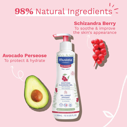 Mustela Soothing Cleansing Hair & Body Gel 300ml