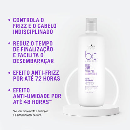 Schwarzkopf BC Frizz Away Shampoo 1000ml