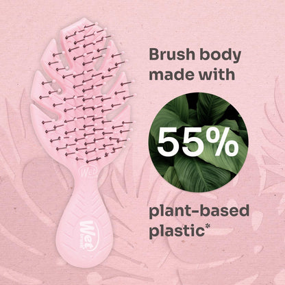 Wet Brush Mini Detangler Go Green - Pink