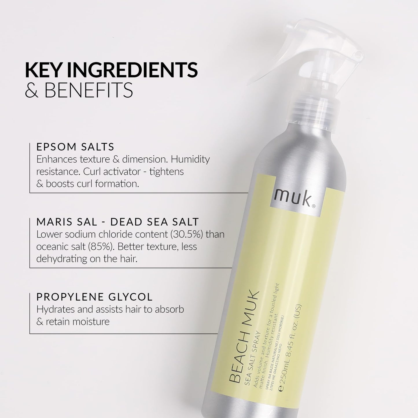 MUK Beach Sea Salt Spray 250ml