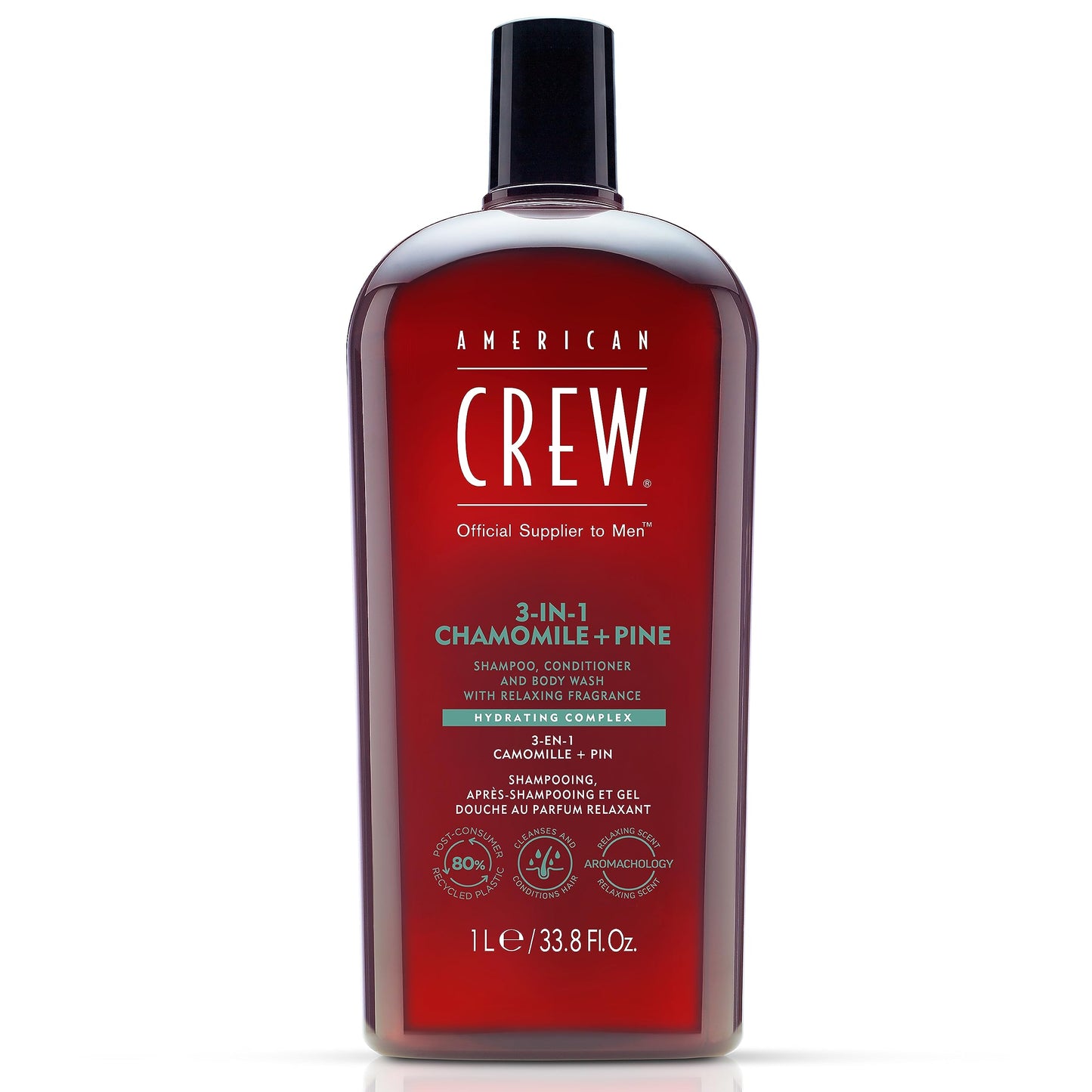 American Crew 3 in 1 Chamomile + Pine Gel 1000ml