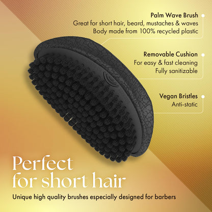 Olivia Garden 134 Barber Palm Wave Brush