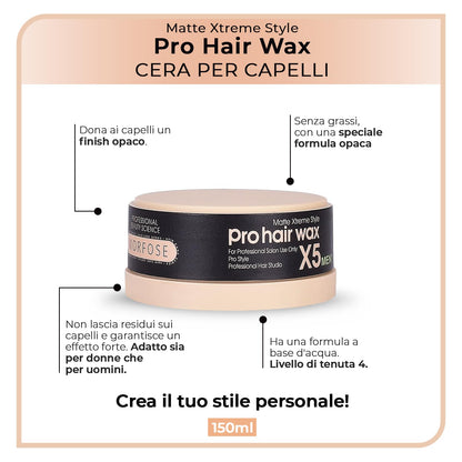 Morfose Pro Hair Matte Wax 150ml